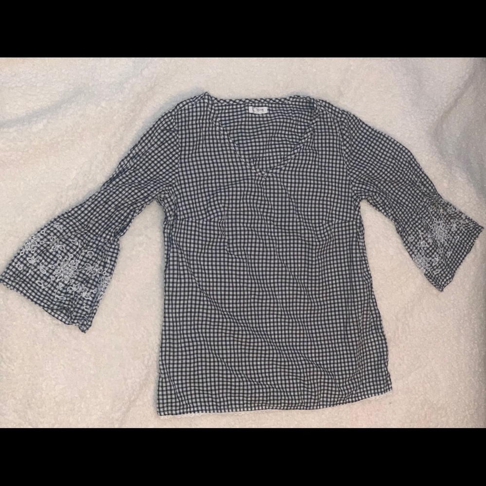 Dressy Checkered Long Sleeve
